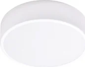 Lampy sufitowe - Lampa sufitowa Orno OVO plafon 3xE27 z mikrofalowym czujnikiem ruchu, 3x24W, biała stal, klosz szklany matowy, IP20, ? 400 - miniaturka - grafika 1