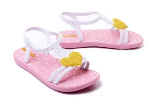 Buty dla dziewczynek - IPANEMA 81997 BABY 25856 pink/white, sandały dziecięce, rozmiary 21-28 - Ipanema - grafika 1