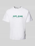 Koszulki męskie - T-shirt z nadrukiem z logo - miniaturka - grafika 1