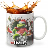 Kubki - KUBEK 330ml Z GRAFIKĄ PREZENT NA ŚWIĘTA WZORY - GRIN.CH BAJKA + IMIĘ - miniaturka - grafika 1