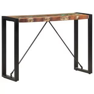 vidaXL Stolik typu konsola 110 x 35 x 76 cm lite drewno z odzysku 285946 - Konsole i sekretarzyki - miniaturka - grafika 1