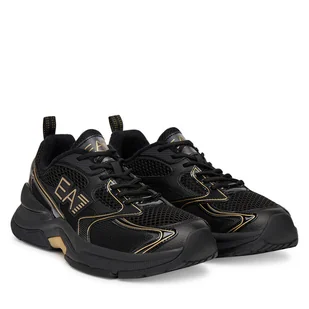 Sneakersy EA7 Emporio Armani X8X249 XK446 U106 Czarny - Sneakersy męskie - miniaturka - grafika 1