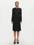 Sukienki - Calvin Klein Sukienka codzienna K20K207683 Czarny Regular Fit - miniaturka - grafika 1