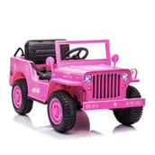 Pojazdy elektryczne dla dzieci - Auto Na Akumulator JH-103 Różowe 4x4 - miniaturka - grafika 1