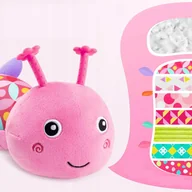 Zabawki sensoryczne - Zabawka Sensoryczna dla Niemowląt Gąsienica Muzyczna Pluszowa Antystresowa - miniaturka - grafika 1