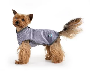 544A okrycie micro dry szare S-40cm - Ubranka dla psów 544A okrycie micro dry szare S-40cm - Ubranka dla psów - miniaturka - grafika 2