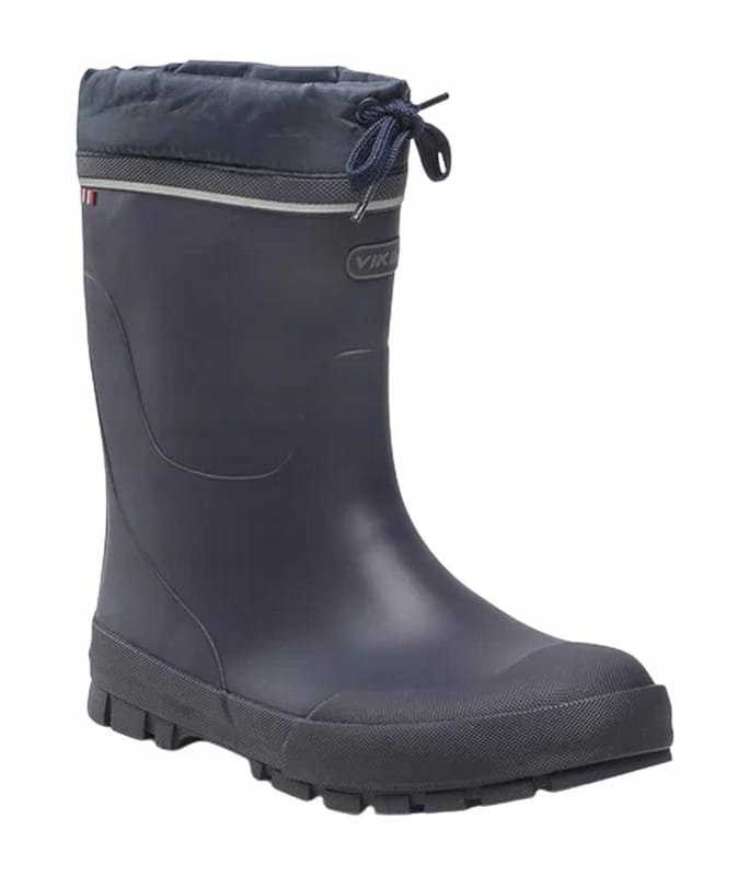 Viking Kalosze Ocieplane Granatowe Dziecięce 22 Ż7I