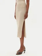 Spódnice - Marella Spódnica ołówkowa Arak2 2513301022 Beżowy Slim Fit - miniaturka - grafika 1