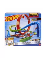 Zabawki kreatywne - Hot Wheels Loop Cyclone Challenge, race track - miniaturka - grafika 1