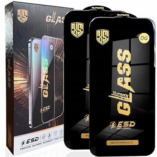 2 Szt. Szkło Hartowane Hq Do Iphone 15 Pro Max 9H 2.5D Folia Na Ekran