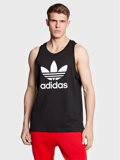 Koszulki męskie - adidas Tank top Adicolor Classics Trefoil Tank Top IA4811 Czarny Regular Fit - grafika 1