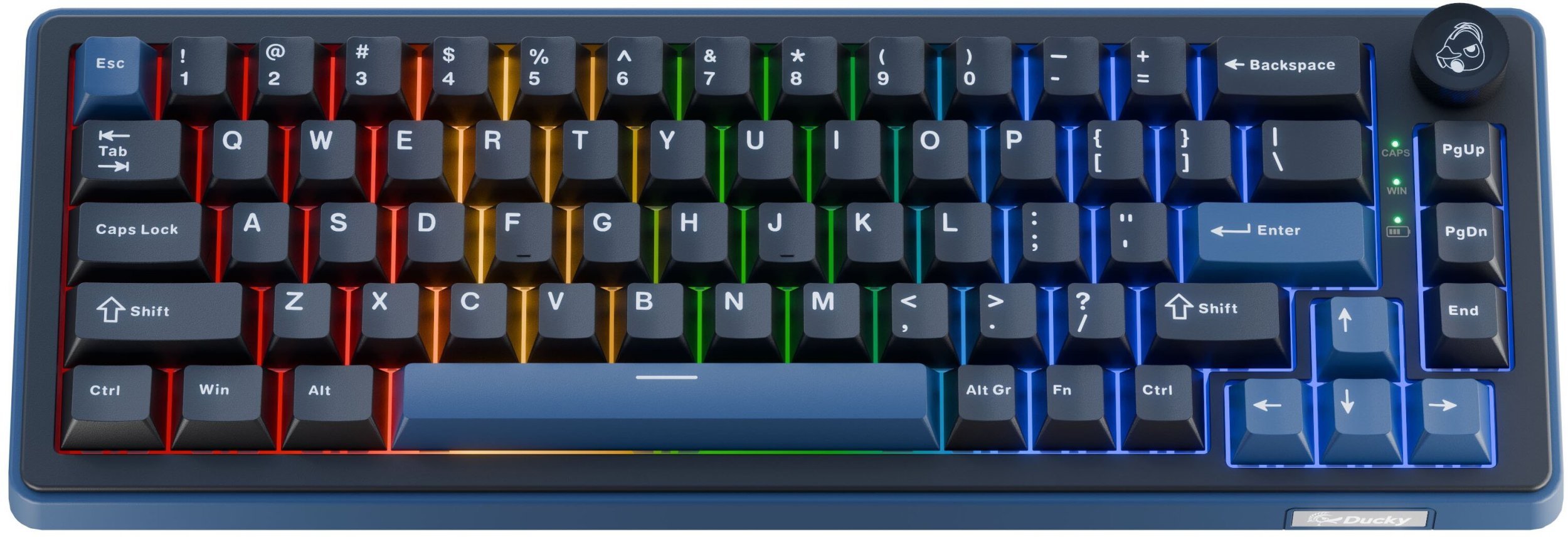 Ducky OK-M 65 Hot-Swap RGB KTT Baby Blue Switches DKOKM2567-KYUSPDCOCH1