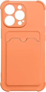 Card Armor Case etui pokrowiec do iPhone 13 Pro portfel na kart silikonowe pancerne etui Air Bag pomaraczowy - Portfele - miniaturka - grafika 1