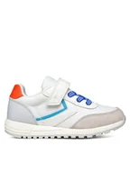 Buty dla dziewczynek - Geox Sneakersy J Alben J559EA 0FU54 C0293 M Biały - miniaturka - grafika 1