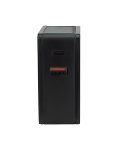 Manhattan Ładowarka Sieciowa Power Delivery 3.0 USB-C 60W 5-20V) USB-A 5V 2.4A Czarna - Ładowarki do telefonów - miniaturka - grafika 4