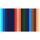 Akcesoria fotograficzne - Genesis Gear Zestaw 12 kolorowych filtrów do lamp reporterskich - miniaturka - grafika 1