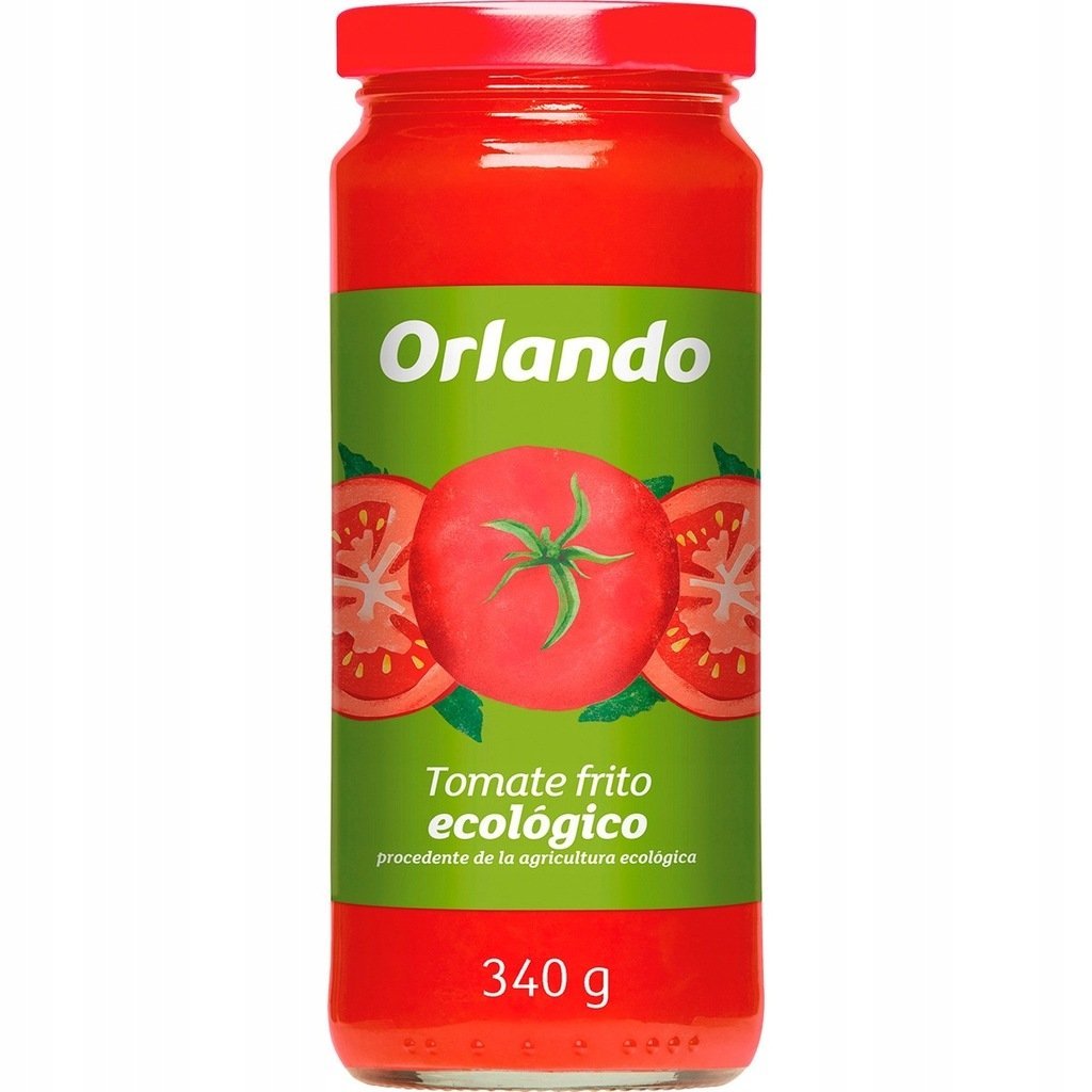 Ekologiczne Smażone Pomidory - ORLANDO TOMATE FRITO ECOLOGICO 340 g