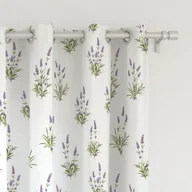 Zasłony - Zasłona SUMMER wzór SM14 | lawenda 150 x 280 cm tkanina zaciemniająca - miniaturka - grafika 1