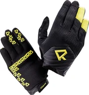 Rękawiczki rowerowe - Radvik Rękawiczki rowerowe Cutfull Gts czarno-limonkowe r. L - miniaturka - grafika 1