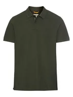 Koszulki męskie - Camel Active Koszulka polo w kolorze ciemnozielonym - miniaturka - grafika 1