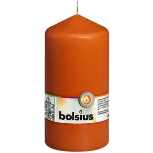Bolsius świeca bryłowa pieńkowa słupek bezzapachowa 15cm 150/78 mm - Mango - Świece - miniaturka - grafika 1