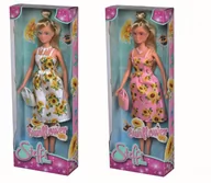 Lalki dla dziewczynek - Simba Steffi w słonecznikowej sukience mix - - miniaturka - grafika 1