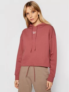 Bluzy damskie - Reebok Bluza Classics Foundation French Terry GP2168 Brązowy Relaxed Fit - grafika 1