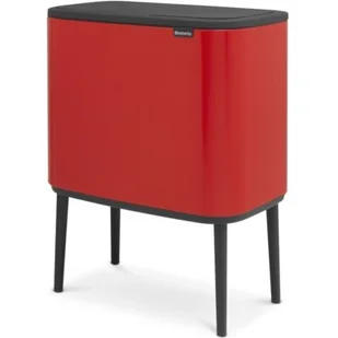 Brabantia Kosz na śmieci Bo Touch Bin 3 x 11 l czerwony 316005 - Kosze na śmieci - miniaturka - grafika 1