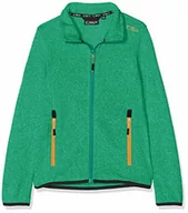 Kurtki i płaszcze dla dziewczynek - CMP Dziewczęca kurtka polarowa z dzianiny zielony mięta/akamint 104 39H5305 - miniaturka - grafika 1