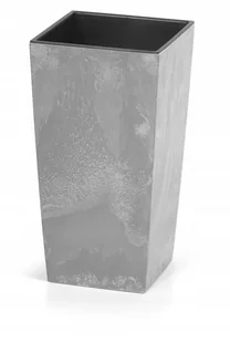 Prosperplast Doniczka z wkładem Urbi Square Effect DURS140E beton AP_219283 - Donice - miniaturka - grafika 1