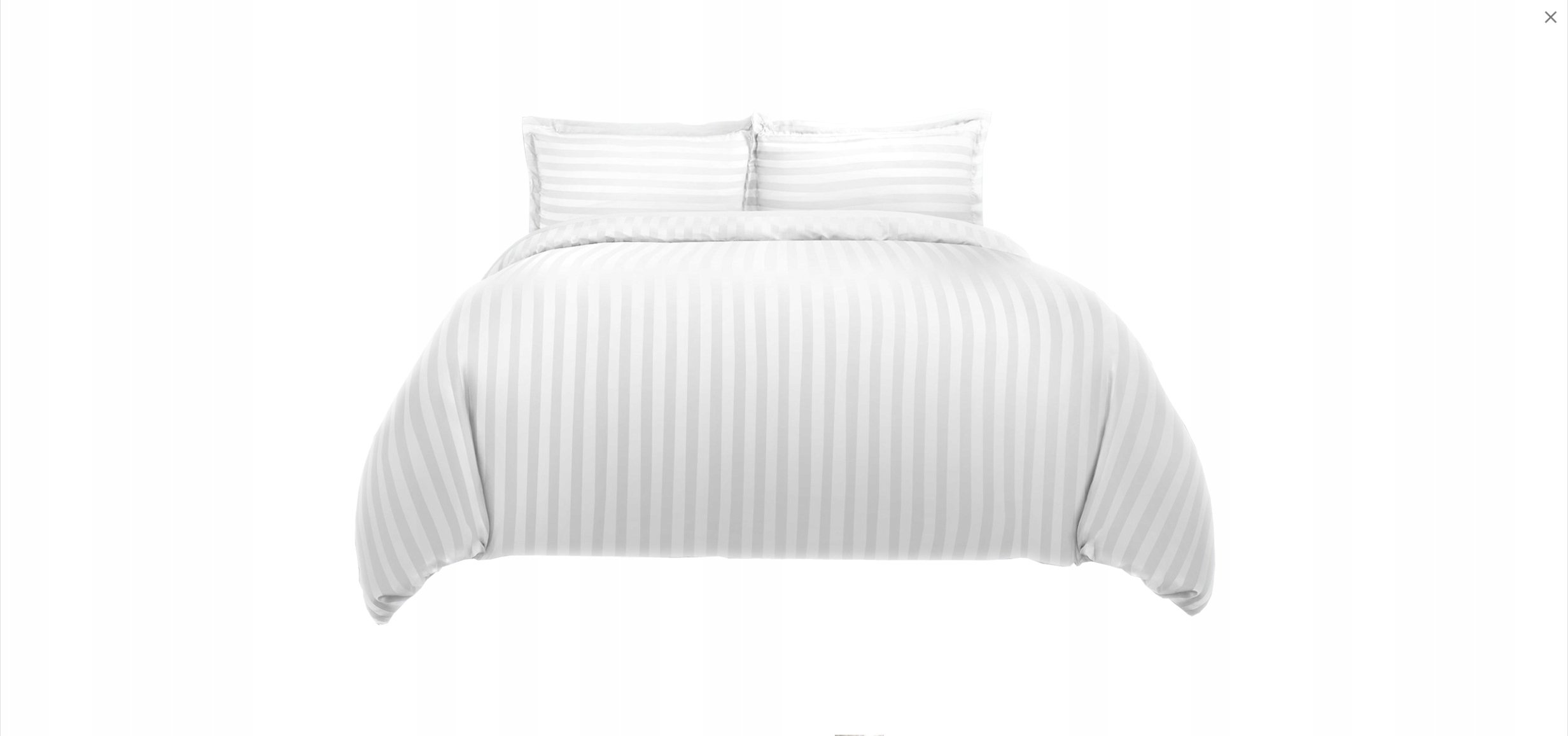 Pościel HOTELOWA adamaszek 200x200cm 70x80- 2 szt zakład PASY 2 CENTYMETRY