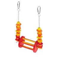 Klatki i wyposażenie dla ptaków - TIAKI huśtawka dla ptaków, diabelski młyn - Dł. x szer. x wys.: 28 x 17,8 x 8,9 cm - miniaturka - grafika 1