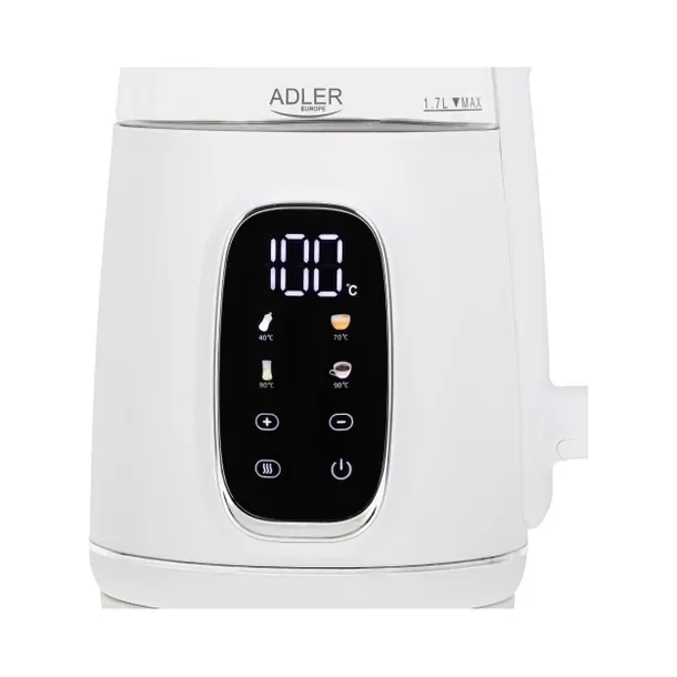 Czajnik z Regulacją Temperatury Elektryczny Szklany 40-100°C 1,7L 2200W