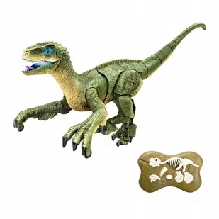 Dinozaur Velociraptor zdalnie sterowany pilot port usb dźwięki QX020 - Zabawki zdalnie sterowane - miniaturka - grafika 4