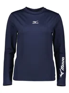 Koszulki sportowe damskie - Mizuno Koszulka funkcyjna w kolorze granatowym - miniaturka - grafika 1