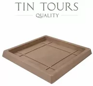 Donice - PODSTAWKA POD DONICZKĘ TAUPE 19x19/23x23x2 cm - miniaturka - grafika 1
