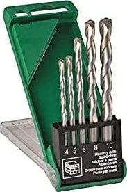 HiKOKI Wiertło Zestaw wierteł do muru w kasecie 5 szt. 4/5/6/8/10mm - Wiertła - miniaturka - grafika 1