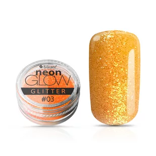 Silcare Silcare Pyłek Neon Glow 3g - 03 - 9B71-502BD - Ozdoby do paznokci - miniaturka - grafika 1