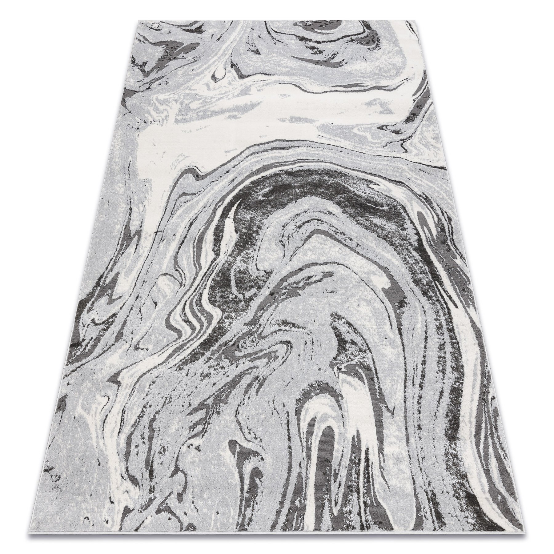 Dywan LIRA E1686 Abstrakcja, strukturalny, nowoczesny, glamour - szary 160x220 cm