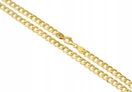 Łańcuszki - ZŁOTY ŁAŃCUSZEK PANCERKA 50 cm PR 585 - miniaturka - grafika 1