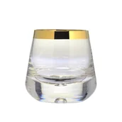 Szklanki - Kryształowe szklanki GEMSTONE ze złotym paskiem - miniaturka - grafika 1