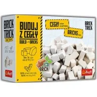 Zabawki konstrukcyjne - Trefl Brick Trick Refil cegły zamkowe białe 70szt 61152 - miniaturka - grafika 1