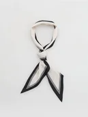 Czapki damskie - Reserved - Apaszka z kontrastowym wykończeniem - biały - miniaturka - grafika 1