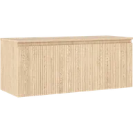 Szafki łazienkowe - Mexen Rivel szafka łazienkowa podumywalkowa 120 cm z blatem, 1 szuflada, ryflowana , dąb - 91A20-12047-1-BFC81 - miniaturka - grafika 1