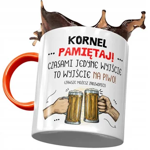 Kubek Pomarańczowy dla Kornela Kolegi Męża Prezent z Nadrukiem ze Zdjęciem+ Opakowanie na prezent (wzór 01) - Kubki Kubek Pomarańczowy dla Kornela Kolegi Męża Prezent z Nadrukiem ze Zdjęciem+ Opakowanie na prezent (wzór 01) - Kubki - miniaturka - grafika 1