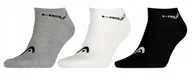 Skarpetki męskie - Head Skarpetki SNEAKER 3pak szare,czarne,białerozmiar 35-38 - miniaturka - grafika 1