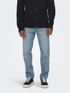 Spodnie męskie - Only & Sons Jeansy Edge 22026986 Niebieski Loose Fit - miniaturka - grafika 1