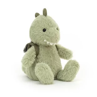 Dinozaur z plecakiem 24 cm - Maskotki i pluszaki - miniaturka - grafika 1