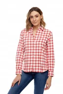 Koszule damskie - WRANGLER LS 1PKT SHIRT LOLLIPOP RED W5Z1T2XSK XS - miniaturka - grafika 1