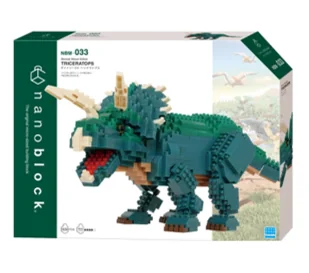 Kawada Nanoblock Deluxe - Triceratops - Gadżety dla graczy - miniaturka - grafika 1